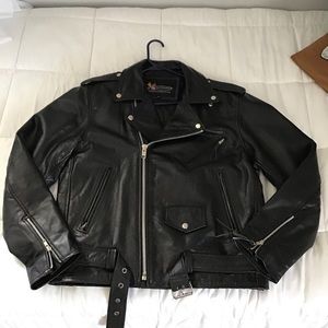Bike/moto leather jacket